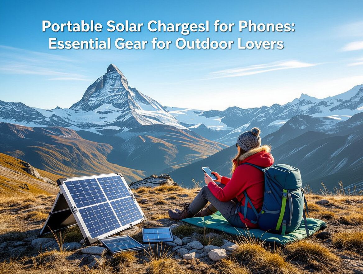Portable Solar Chargers for Phones: Essential Gear for Outdoor Lovers