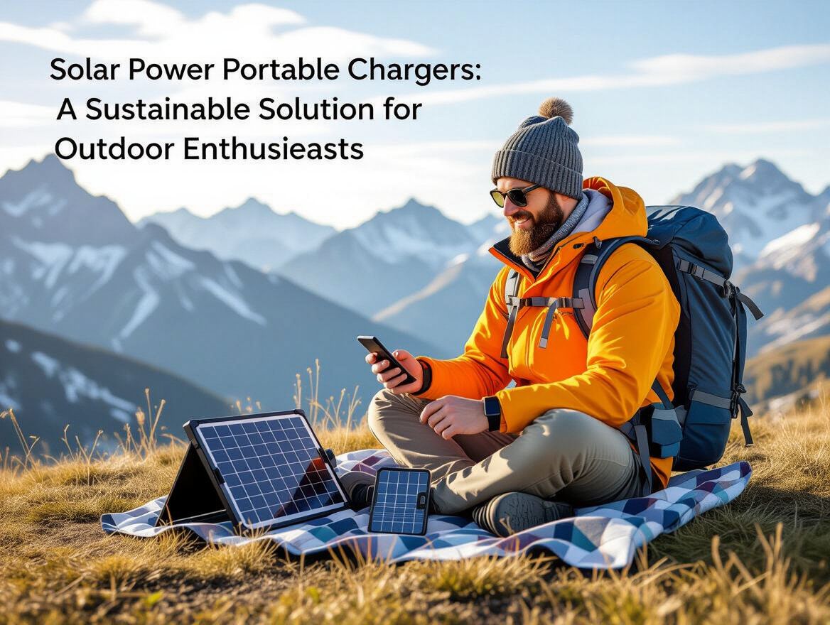Solar Power Portable Chargers: A Sustainable Solution for Outdoor Enthusiasts