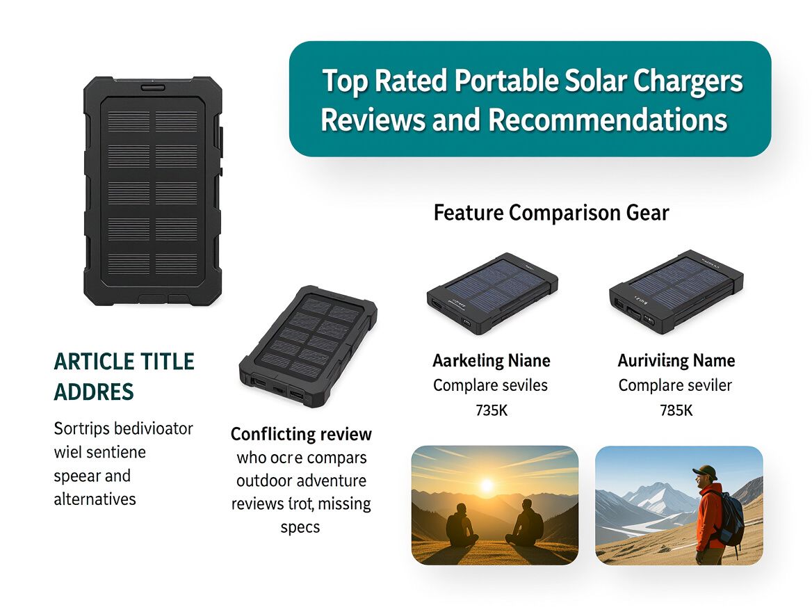 Top Rated Portable Solar Chargers: Reviews and Recommendations